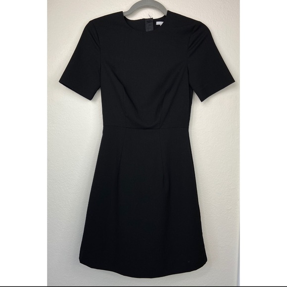 H&M Dresses & Skirts - H&M Classy Black Dress Short Sleeve Mini Dress 2